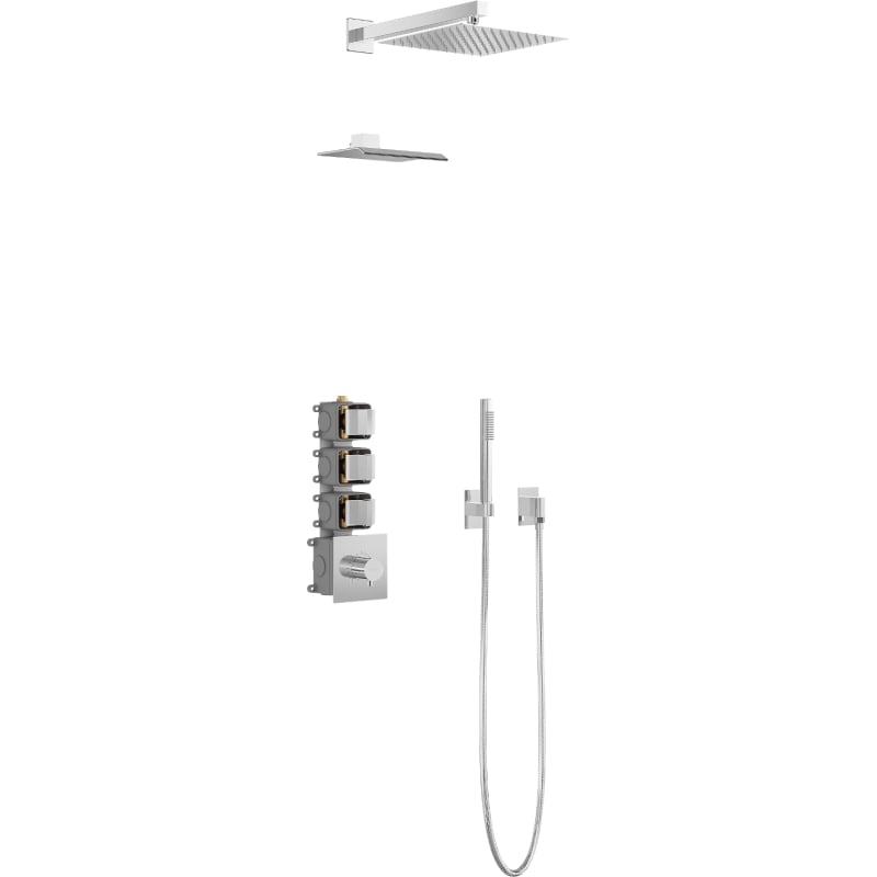 Mexen Boka concealed shower set, chrome - 7603-03-00
