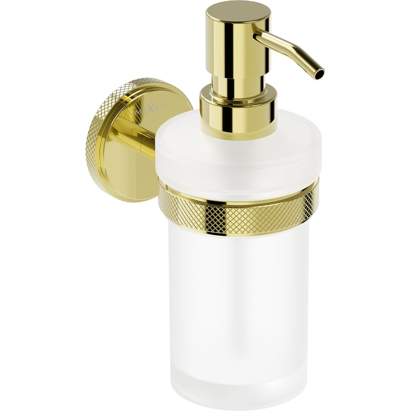Mexen Gravo soap dispenser, gold - 70A93058-50