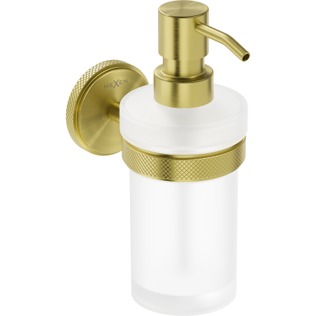 Mexen Gravo soap dispenser, brushed gold - 70A93058-55