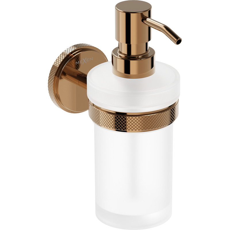 Mexen Gravo soap dispenser, rose gold - 70A93058-60