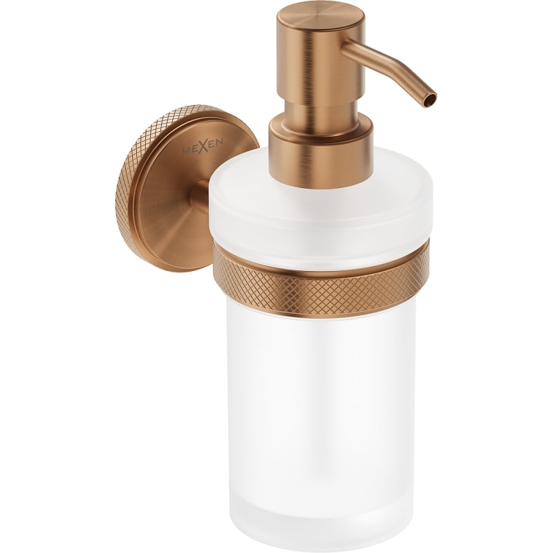 Mexen Gravo soap dispenser, brushed copper - 70A93058-65