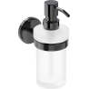 Mexen Gravo soap dispenser, black chrome - 70A93058-73