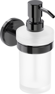 Mexen Gravo soap dispenser, black chrome - 70A93058-73