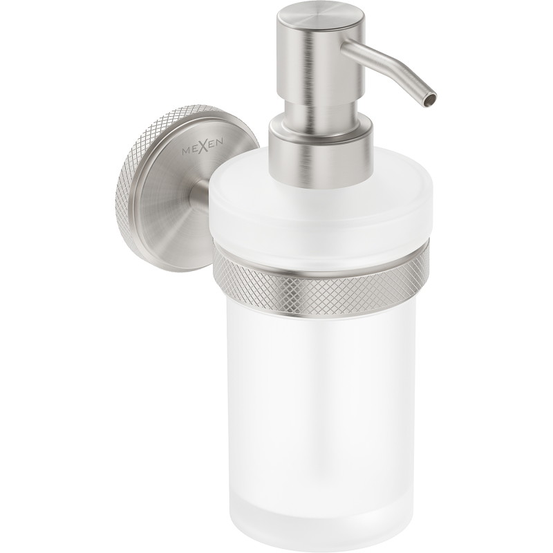 Mexen Gravo soap dispenser, brushed nickel - 70A93058-97