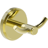 Mexen Gravo double towel hook, gold - 70A93012-50