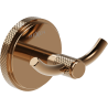 Mexen Gravo double towel hook, rose gold - 70A93012-60