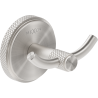 Mexen Gravo double towel hook, brushed nickel - 70A93012-97