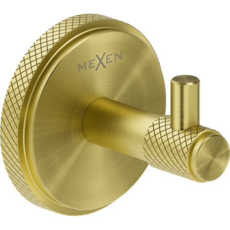 Mexen Gravo towel hook, brushed gold - 70A93011-55