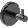 Mexen Gravo towel hook, black chrome - 70A93011-73