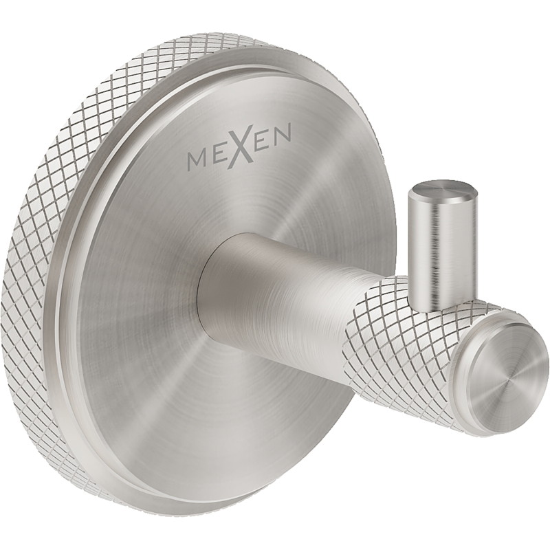 Mexen Gravo towel hook, brushed nickel - 70A93011-97