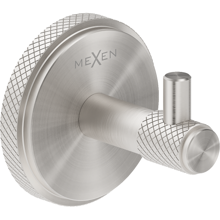 Mexen Gravo towel hook, brushed nickel - 70A93011-97
