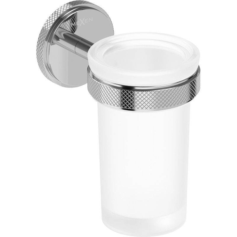 Mexen Gravo toothbrush holder, chrome - 70A93051-00