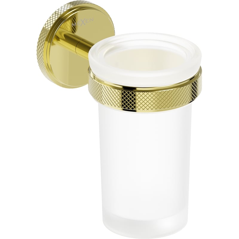 Mexen Gravo toothbrush holder, gold - 70A93051-50