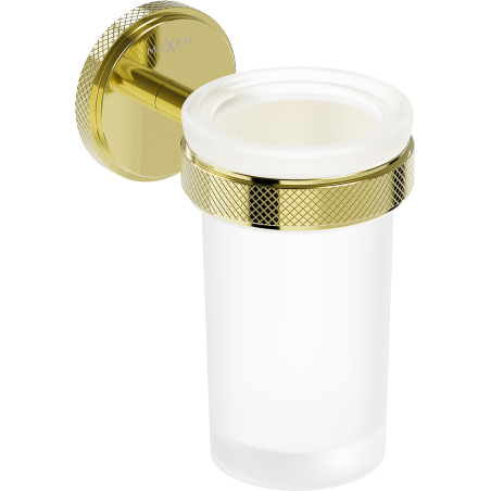 Mexen Gravo toothbrush holder, gold - 70A93051-50