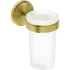 Mexen Gravo toothbrush holder, brushed gold - 70A93051-55