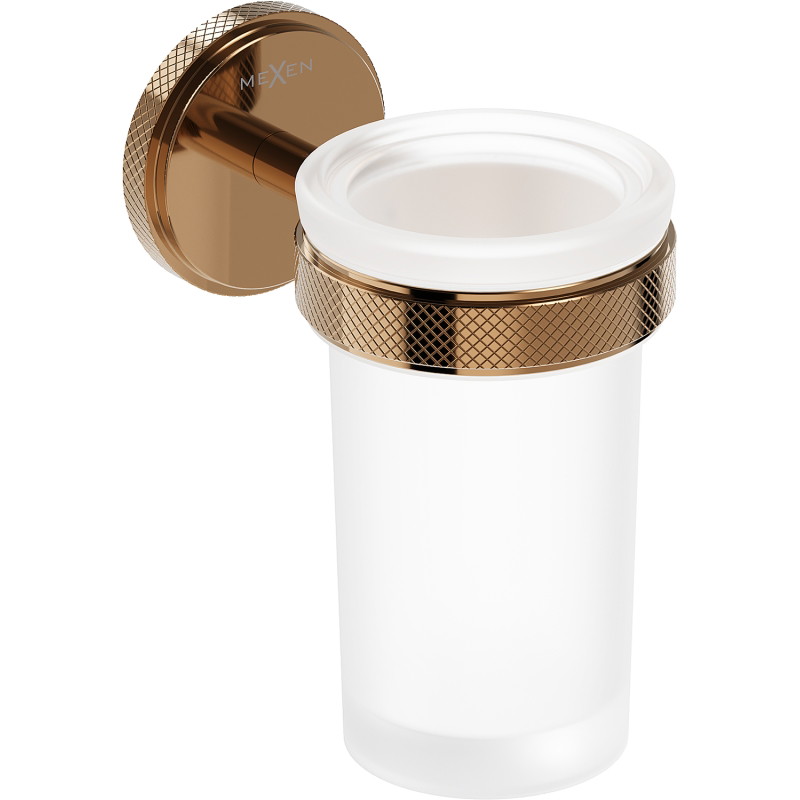 Mexen Gravo toothbrush holder, rose gold - 70A93051-60