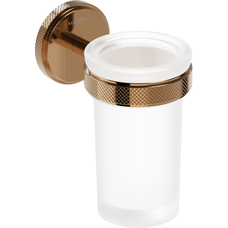 Mexen Gravo toothbrush holder, rose gold - 70A93051-60
