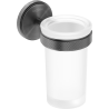 Mexen Gravo toothbrush holder, brushed gun gray - 70A93051-66