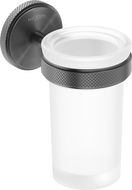 Mexen Gravo toothbrush holder, brushed gun gray - 70A93051-66