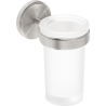 Mexen Gravo toothbrush holder, brushed nickel - 70A93051-97