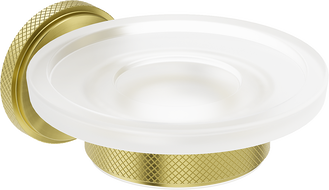 Mexen Gravo soap dish, brushed gold - 70A93055-55