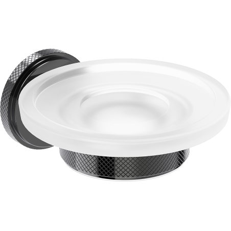 Mexen Gravo soap dish, black chrome - 70A93055-73
