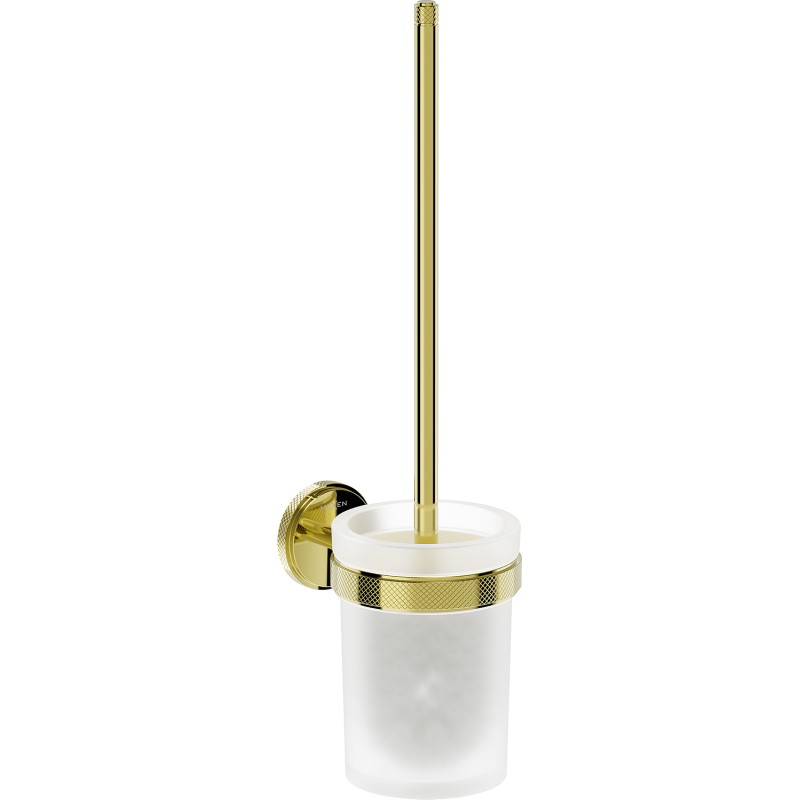 Mexen Gravo toilet brush, gold - 70A93071-50