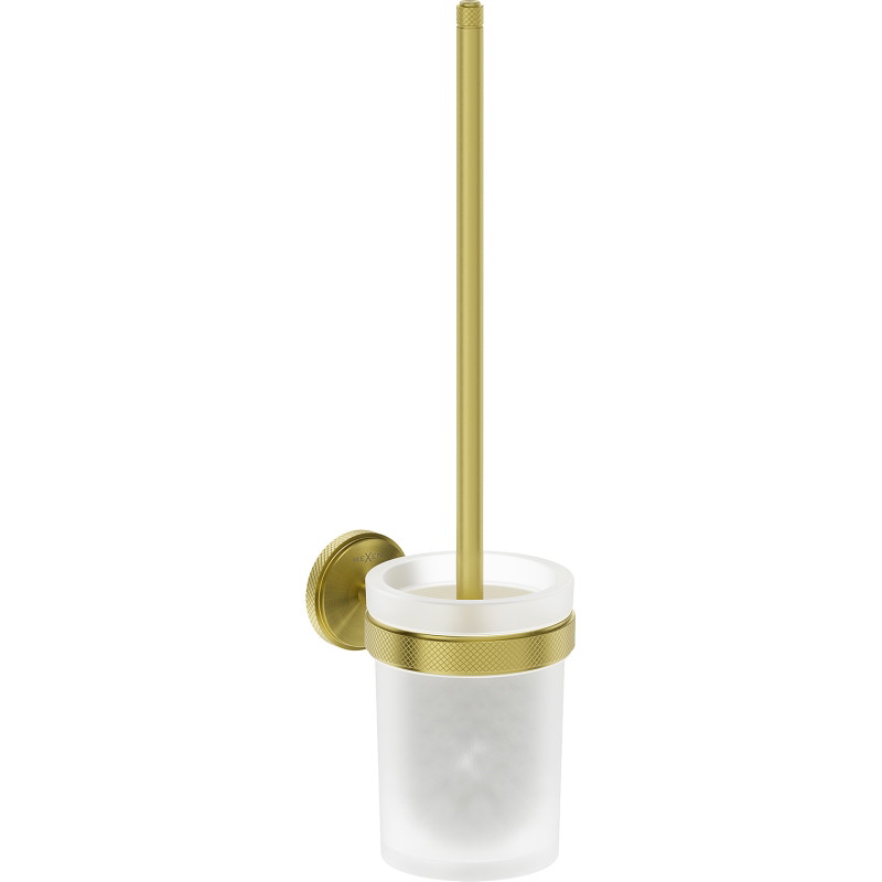 Mexen Gravo toilet brush, brushed gold - 70A93071-55