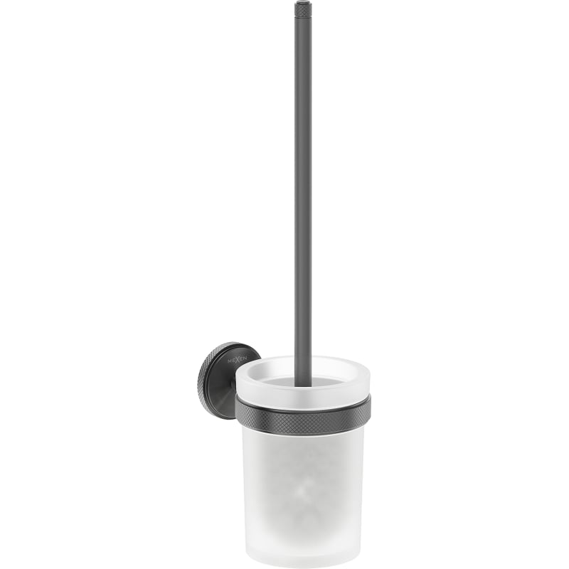 Mexen Gravo toilet brush, brushed gun gray - 70A93071-66