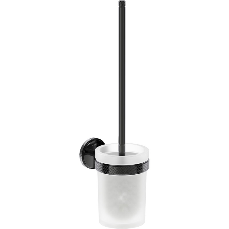 Mexen Gravo toilet brush, black chrome - 70A93071-73