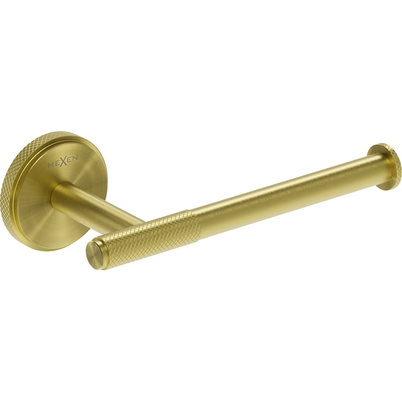 Mexen Gravo toilet paper holder, brushed gold - 70A93025-55