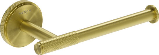 Mexen Gravo toilet paper holder, brushed gold - 70A93025-55