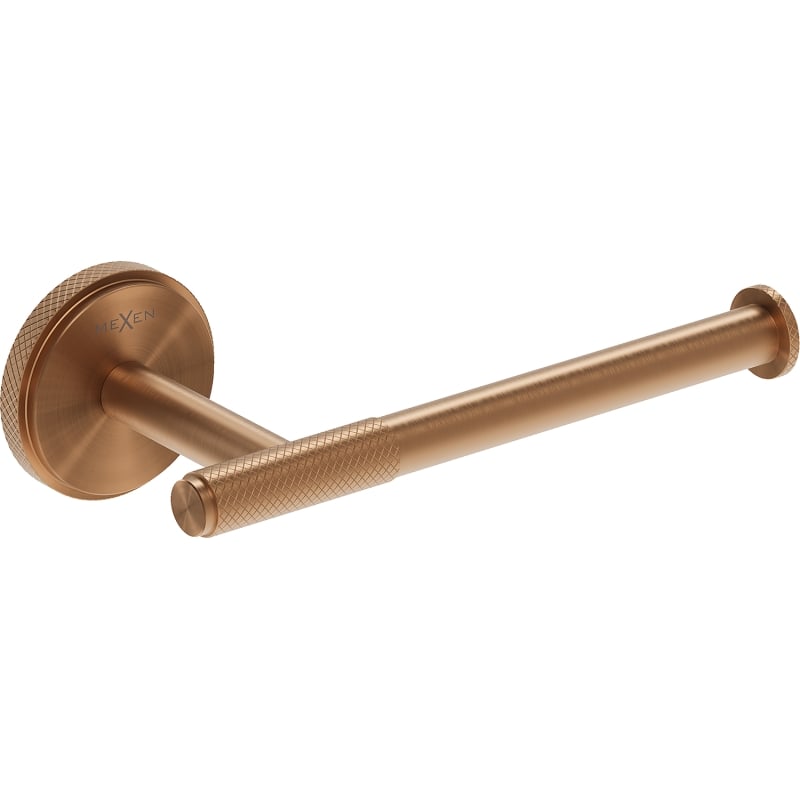 Mexen Gravo toilet paper holder, brushed copper - 70A93025-65