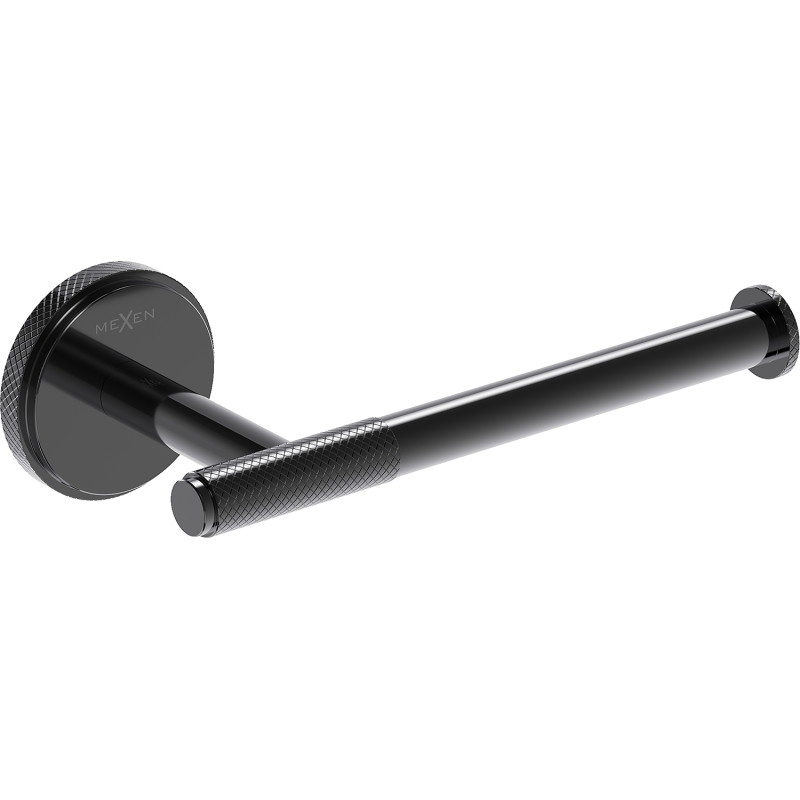 Mexen Gravo toilet paper holder, black chrome - 70A93025-73