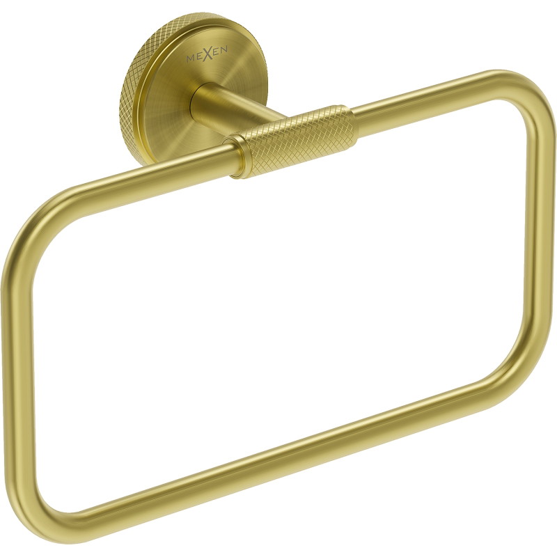 Mexen Gravo towel rack, brushed gold - 70A93031-55
