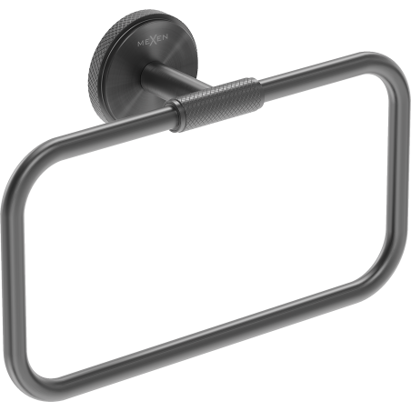 Mexen Gravo towel rack, brushed gun gray - 70A93031-66