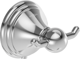 Mexen Lusso double towel hook, chrome - 70A16812-00