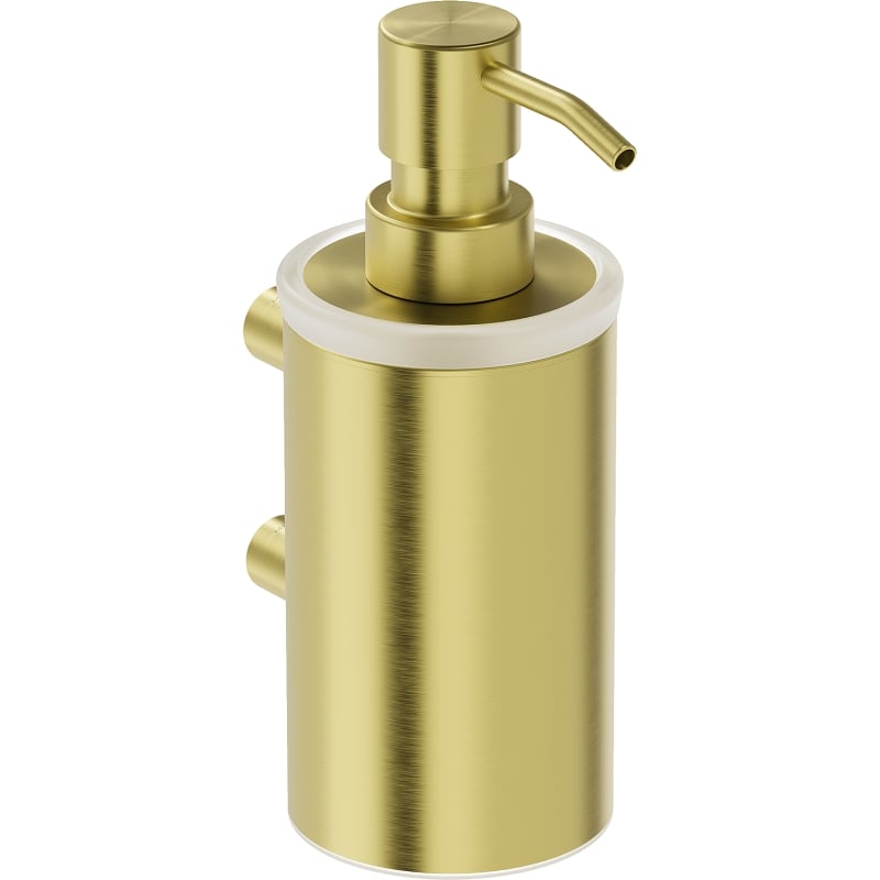 Mexen Loop soap dispenser, brushed gold - 70A71058-55