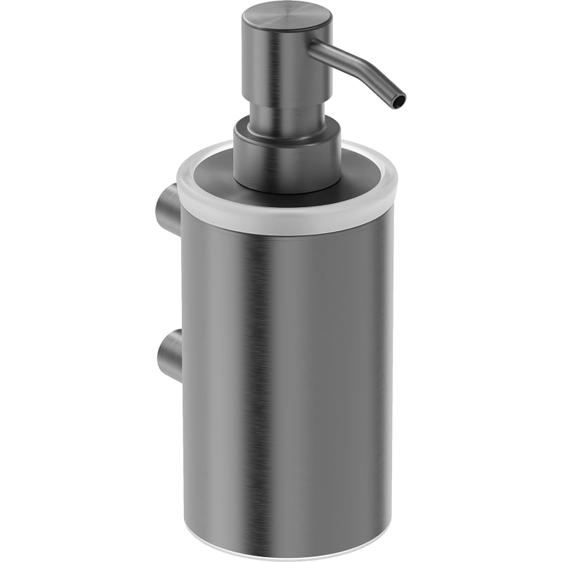 Mexen Loop soap dispenser, brushed gun gray - 70A71058-66