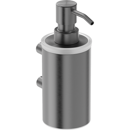 Mexen Loop soap dispenser, brushed gun gray - 70A71058-66