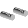 Mexen Loop towel hook (2 pcs), chrome - 70A71010-00