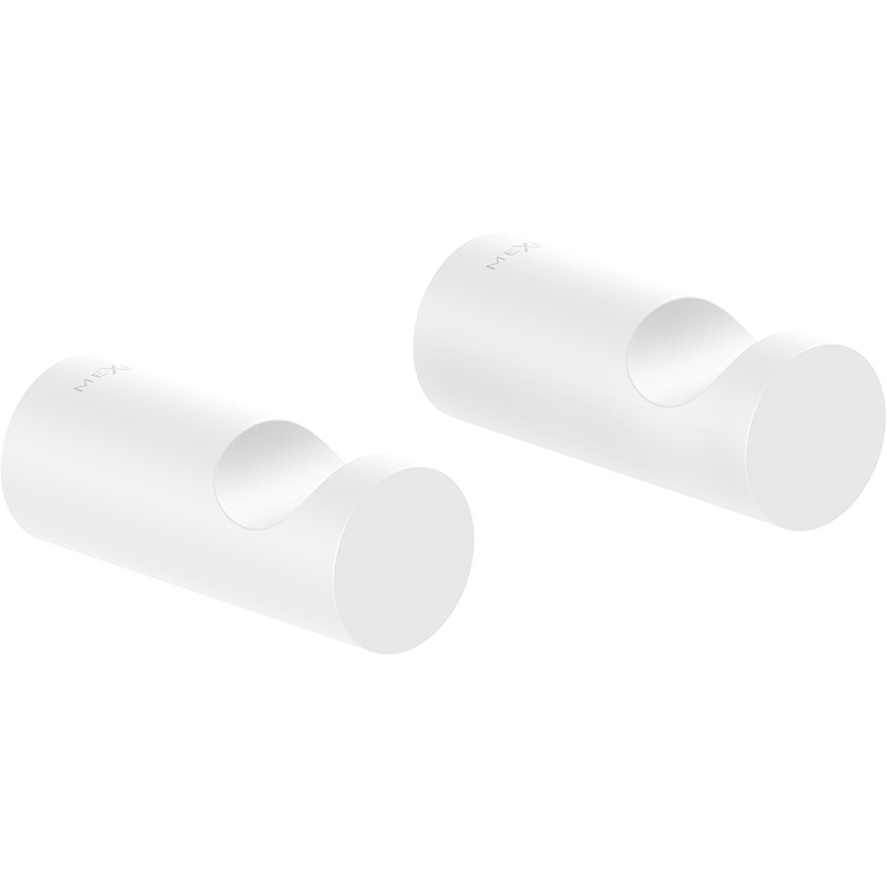Mexen Loop towel hook (2 pieces), white - 70A71010-20