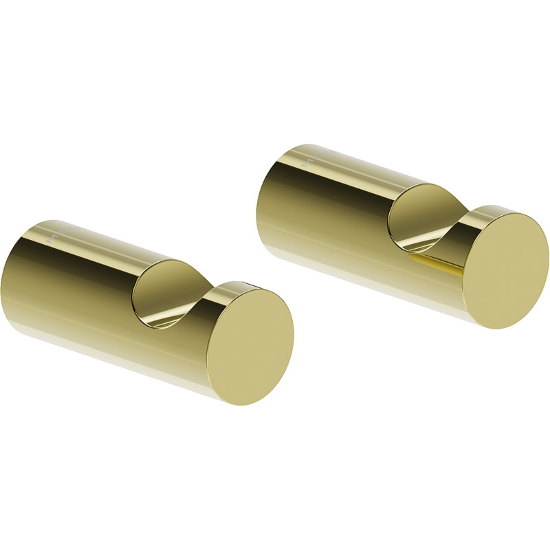 Mexen Loop towel hook (2 pcs.), gold - 70A71010-50