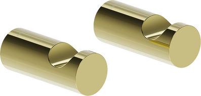 Mexen Loop towel hook (2 pcs.), gold - 70A71010-50