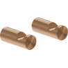 Mexen Loop towel hook (2 pcs), brushed copper - 70A71010-65
