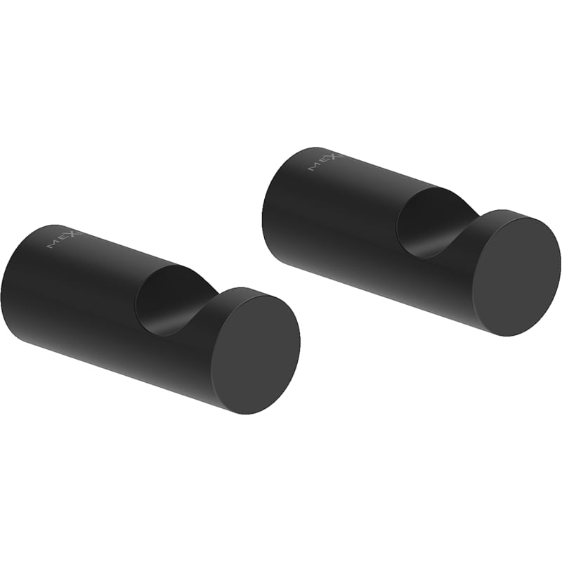 Mexen Loop towel hook (2 pcs), black - 70A71010-70