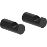 Mexen Loop towel hook (2 pcs), black - 70A71010-70