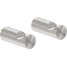 Mexen Loop towel hook (2 pcs), brushed nickel - 70A71010-97