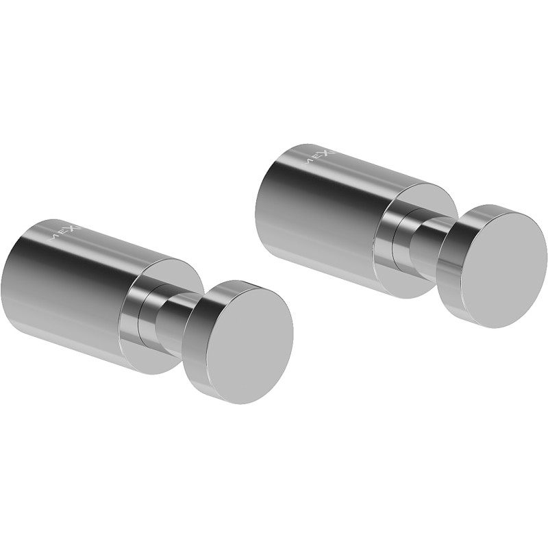 Mexen Loop towel hook (2 pcs.), chrome - 70A71011-00