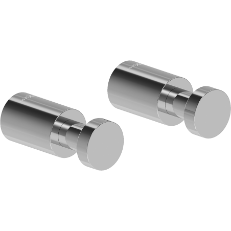 Mexen Loop towel hook (2 pcs.), chrome - 70A71011-00